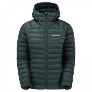 Montane Anti-Freeze Con Cappuccio Piumini Donna Verde Oliva Verdi | TJW5174SM