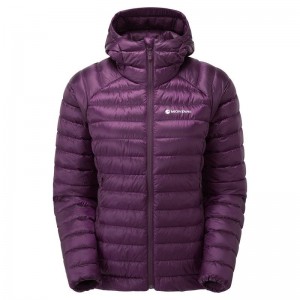 Montane Anti-Freeze Con Cappuccio Piumini Donna Viola | HGN4256GM