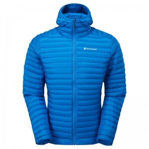 Montane Anti-Freeze Lite Con Cappuccio Piumini Uomo Blu | YMG3190YG