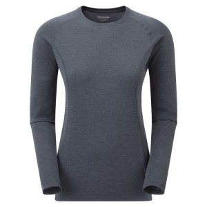 Montane Dart Long Sleeve Magliette Donna Blu Scuro | JTM2136DS