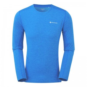 Montane Dart Long Sleeve Magliette Uomo Blu | HMP9129EN