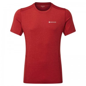 Montane Dart Magliette Uomo Rosse Scuro | ENQ8216QS