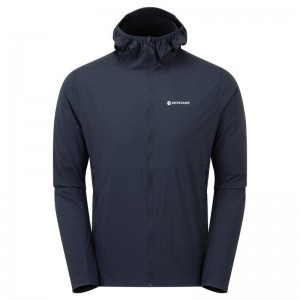 Montane Featherlite Con Cappuccio Windproof Giacche Uomo Blu Scuro | RPM9582EM