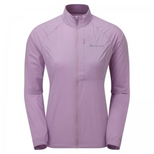 Montane Featherlite Windproof Giacche Donna Grigie Viola | RFZ8718FF