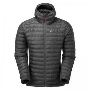 Montane Icarus Lite Con Cappuccio Giacche Uomo Grigie Scuro | MUW5283BL