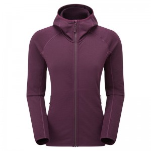 Montane Protium Con Cappuccio Giacche In Pile Donna Viola | FKJ9748TF