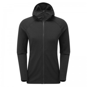 Montane Protium Con Cappuccio Giacche In Pile Donna Nere | HHC8885PV