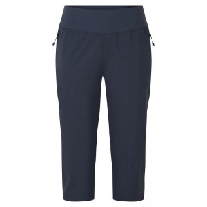 Montane Tucana Lite Stretch Capri 3/4 Leggings Donna Blu Scuro | WMP3183EK