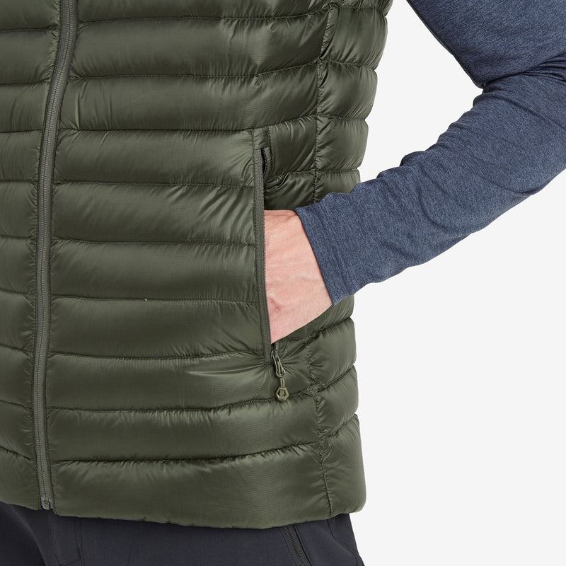 Montane Anti-Freeze Down Gilet Uomo Verdi Scuro | HEG1653VU