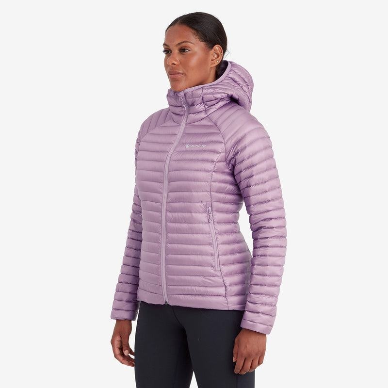 Montane Anti-Freeze Lite Con Cappuccio Piumini Donna Grigie Viola | NOG965LA