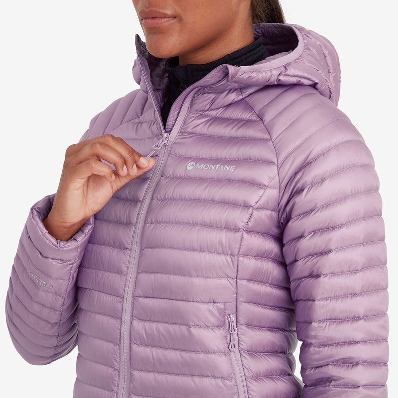 Montane Anti-Freeze Lite Con Cappuccio Piumini Donna Grigie Viola | NOG965LA