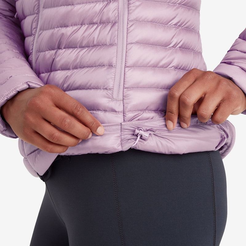 Montane Anti-Freeze Lite Con Cappuccio Piumini Donna Grigie Viola | NOG965LA