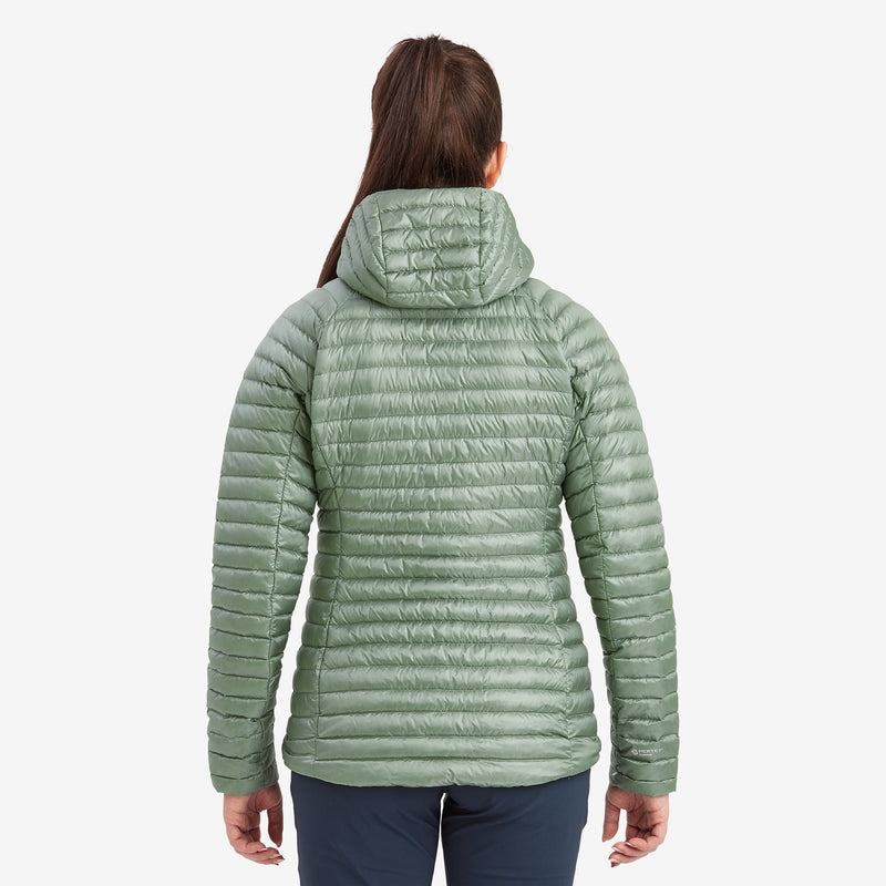 Montane Anti-Freeze Lite Con Cappuccio Piumini Donna Grigie Verdi | ANI1883BJ