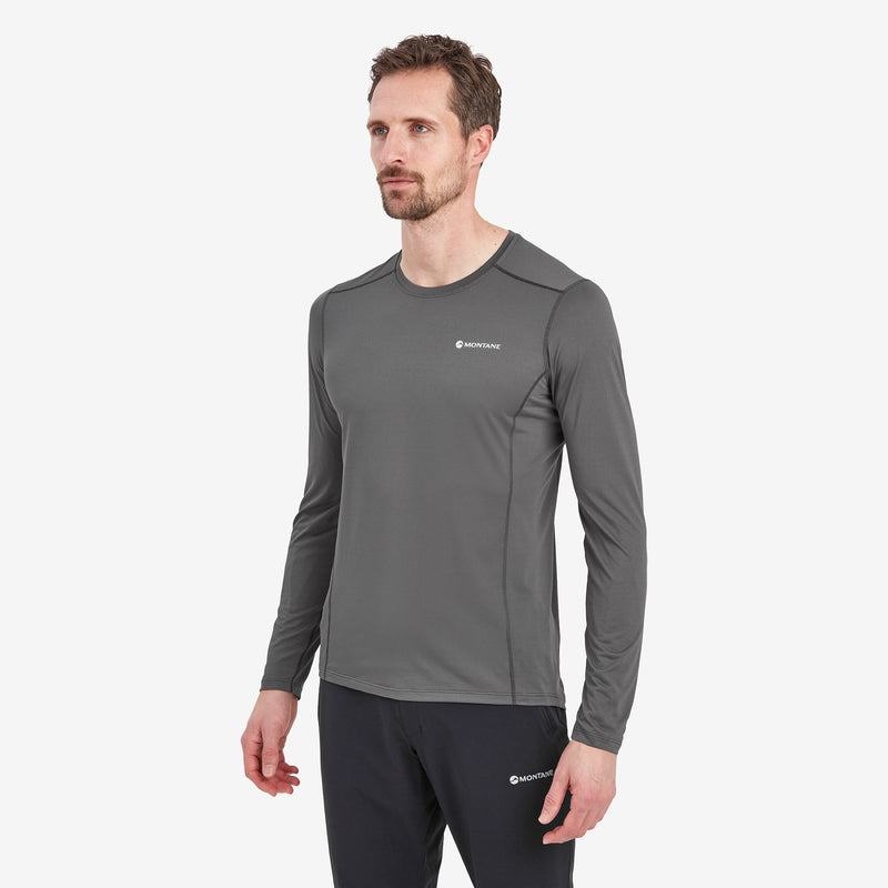 Montane Dart Lite Long Sleeve Magliette Uomo Grigie Scuro | SUP1020KL