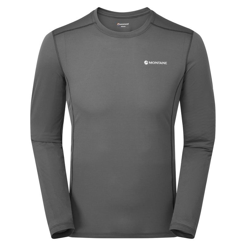 Montane Dart Lite Long Sleeve Magliette Uomo Grigie Scuro | SUP1020KL