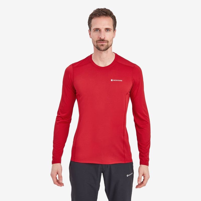 Montane Dart Lite Long Sleeve Magliette Uomo Rosse Scuro | EGW3252CK