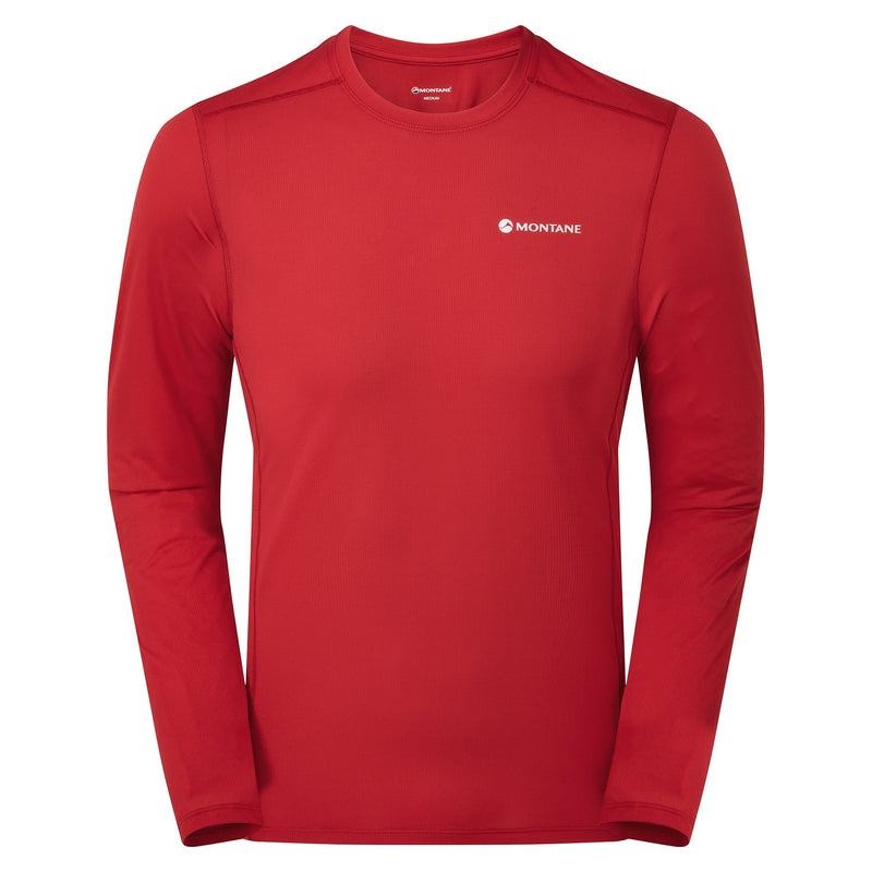 Montane Dart Lite Long Sleeve Magliette Uomo Rosse Scuro | EGW3252CK