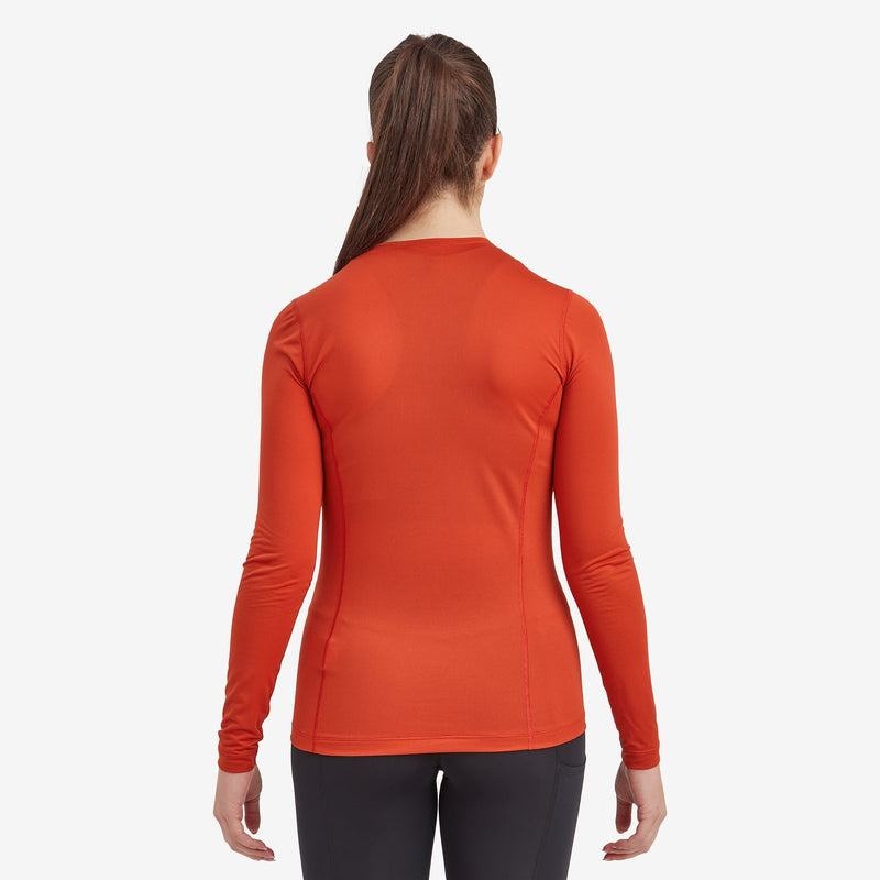 Montane Dart Lite Long Sleeve Magliette Donna Arancioni Rosse | FNV6926SN