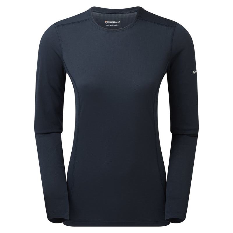 Montane Dart Lite Long Sleeve Magliette Donna Blu Scuro | WUN7493ZI