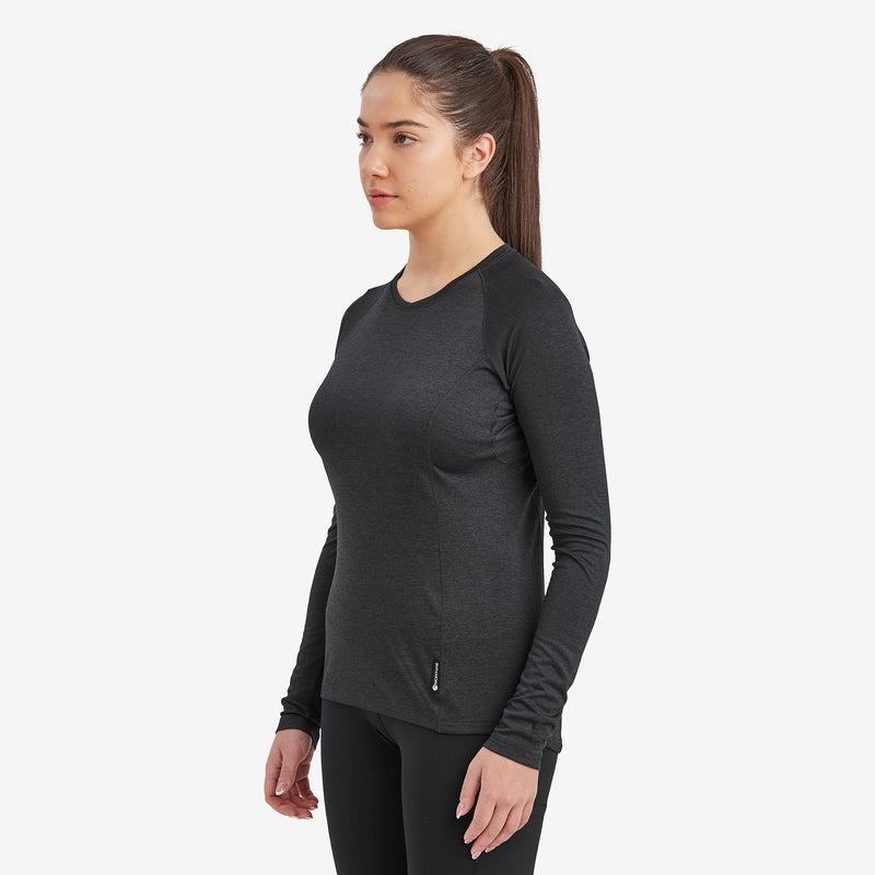 Montane Dart Long Sleeve Magliette Donna Nere | SBP6518NS