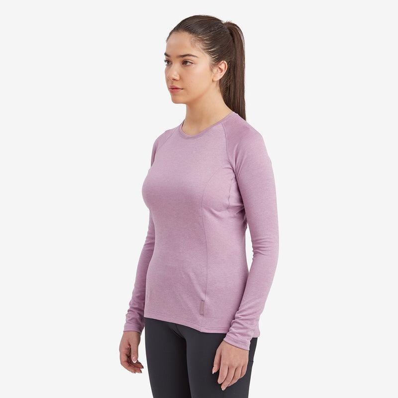 Montane Dart Long Sleeve Magliette Donna Grigie Viola | GWD3557HN