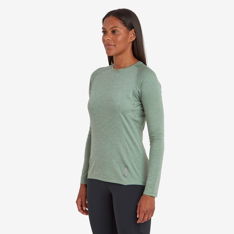 Montane Dart Long Sleeve Magliette Donna Grigie Verdi | RHS937FZ