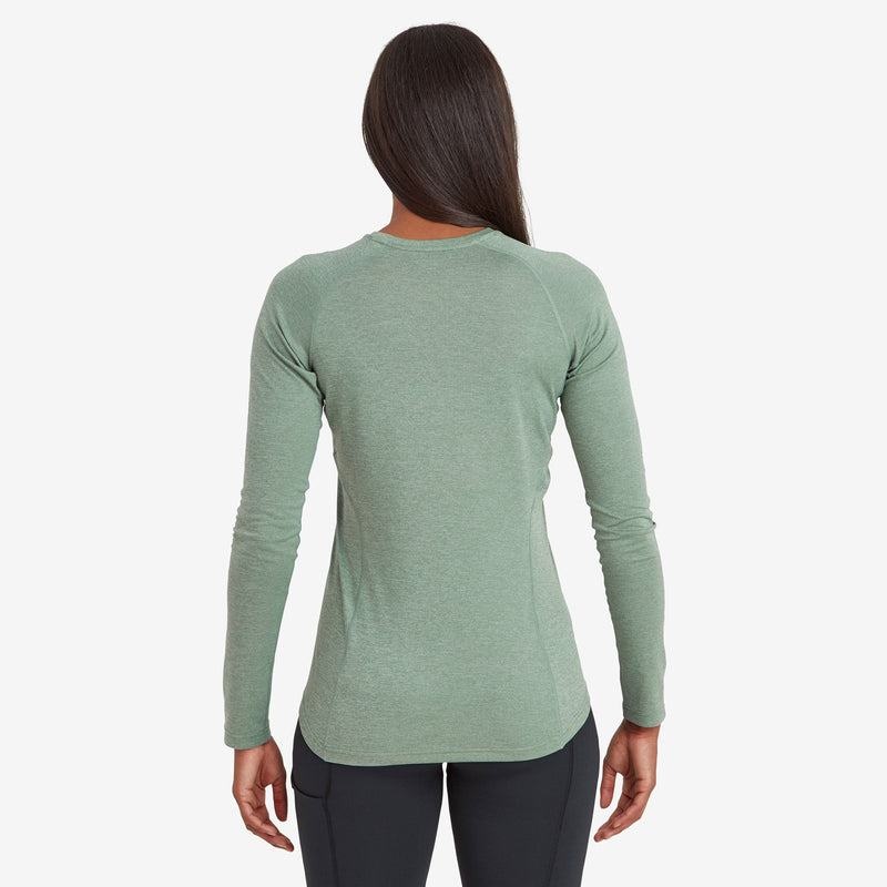 Montane Dart Long Sleeve Magliette Donna Grigie Verdi | RHS937FZ