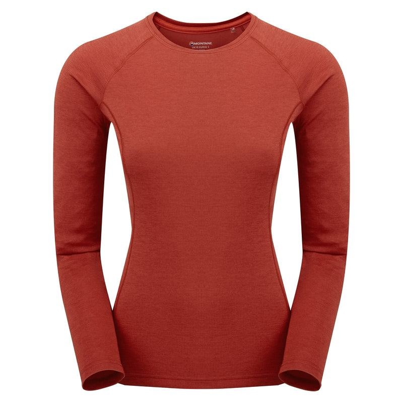 Montane Dart Long Sleeve Magliette Donna Arancioni Rosse | GIN288KS