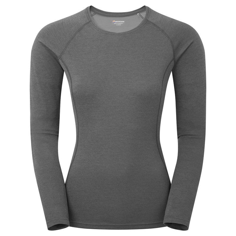 Montane Dart Long Sleeve Magliette Donna Grigie Scuro | TBU834IP