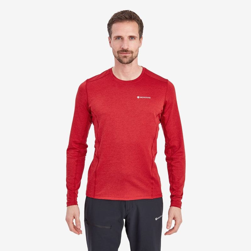 Montane Dart Long Sleeve Magliette Uomo Rosse Scuro | NNJ6222PV