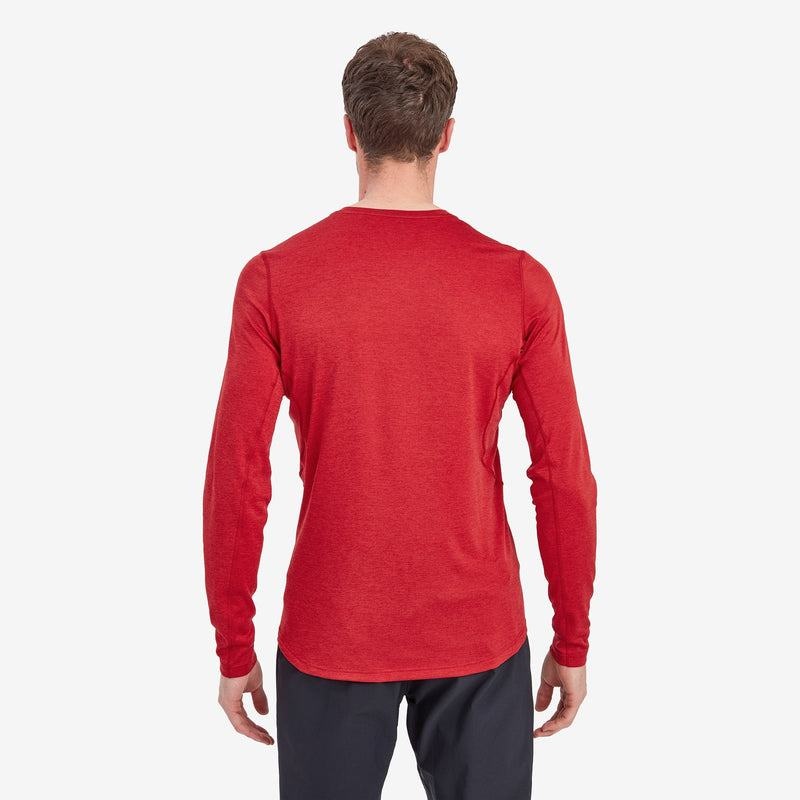 Montane Dart Long Sleeve Magliette Uomo Rosse Scuro | NNJ6222PV