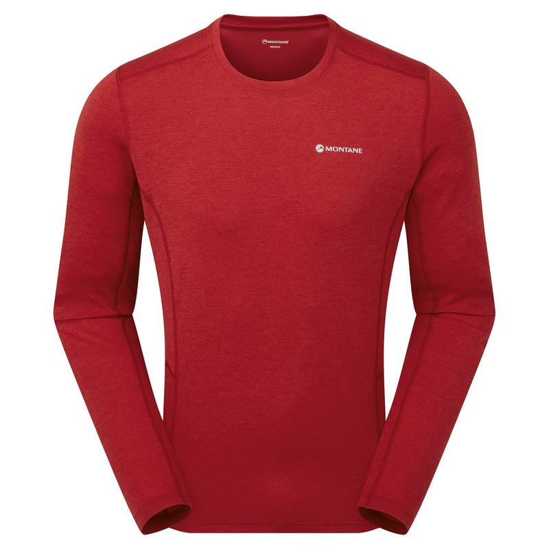 Montane Dart Long Sleeve Magliette Uomo Rosse Scuro | NNJ6222PV