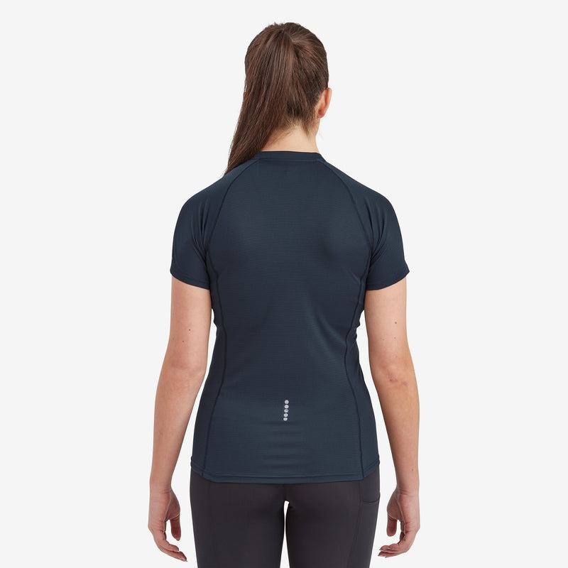 Montane Dart Nano Zip Magliette Donna Blu Scuro | OSF1963SV