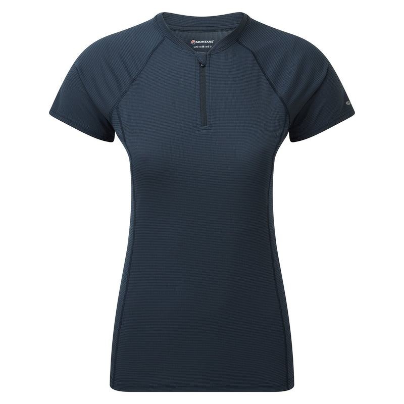 Montane Dart Nano Zip Magliette Donna Blu Scuro | OSF1963SV