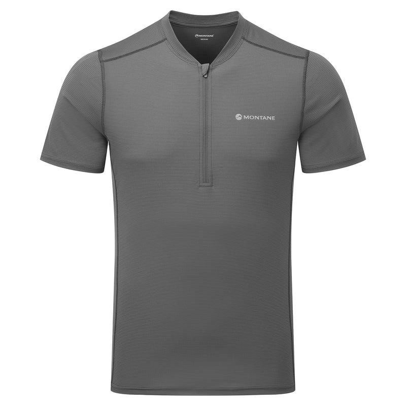 Montane Dart Nano Zip Magliette Uomo Grigie Scuro | TXF2152PK