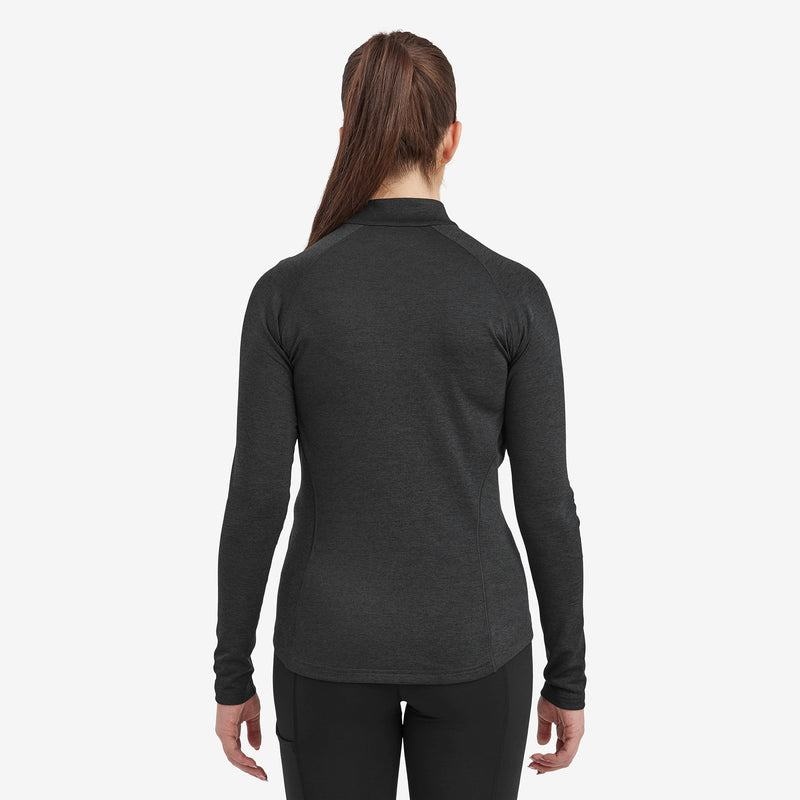 Montane Dart Zip Neck Magliette Donna Nere | LNT8181MN