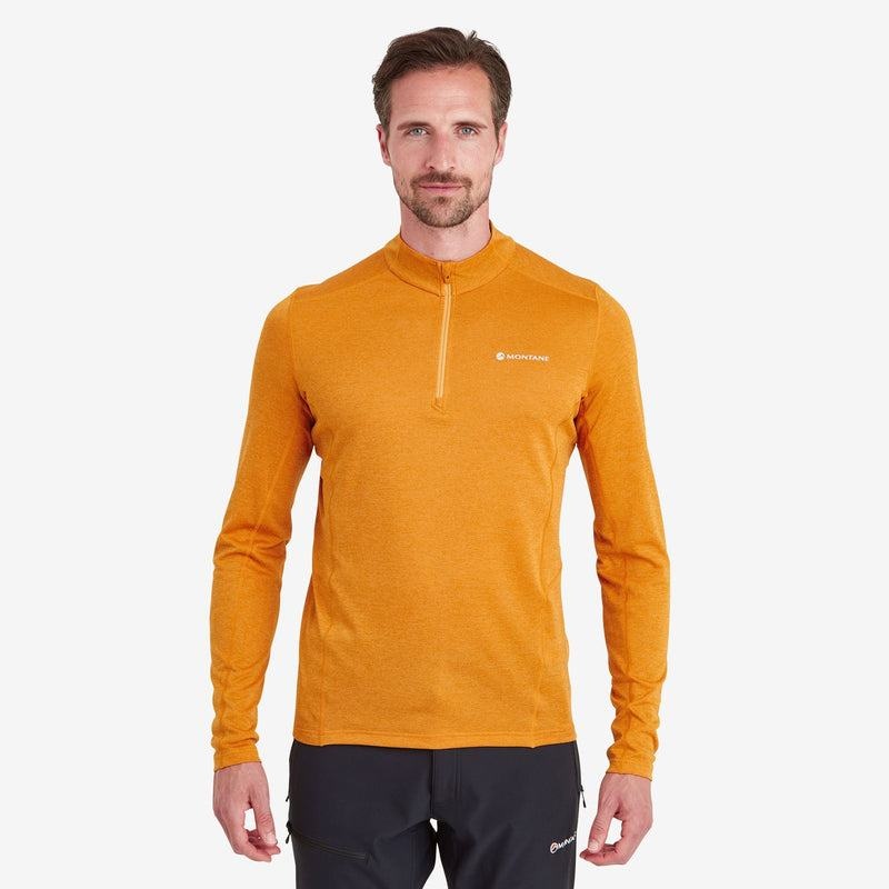 Montane Dart Zip Neck Magliette Uomo Arancioni | KNS4717WE