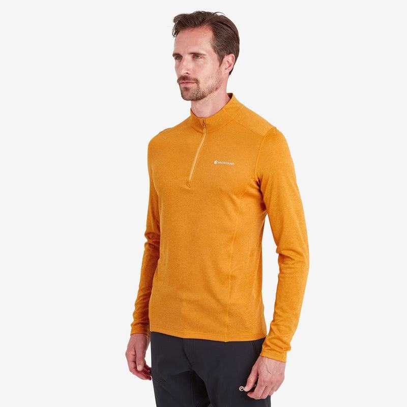 Montane Dart Zip Neck Magliette Uomo Arancioni | KNS4717WE