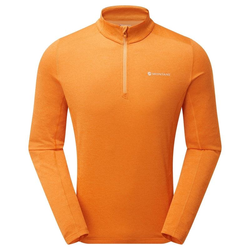 Montane Dart Zip Neck Magliette Uomo Arancioni | KNS4717WE