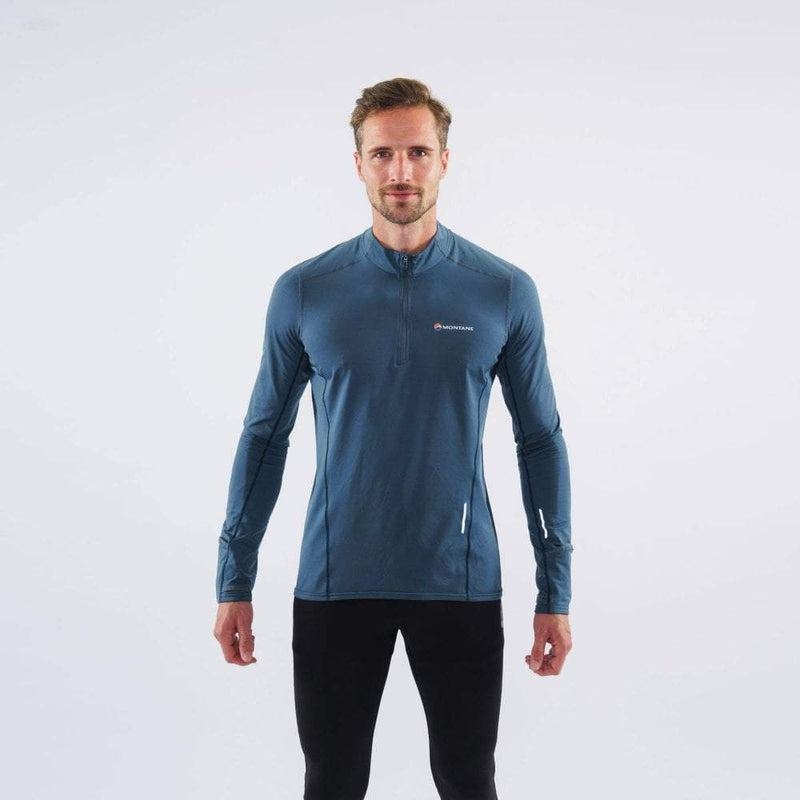 Montane Dragon Pull-On Giacche In Pile Uomo Blu | GJS3617CA