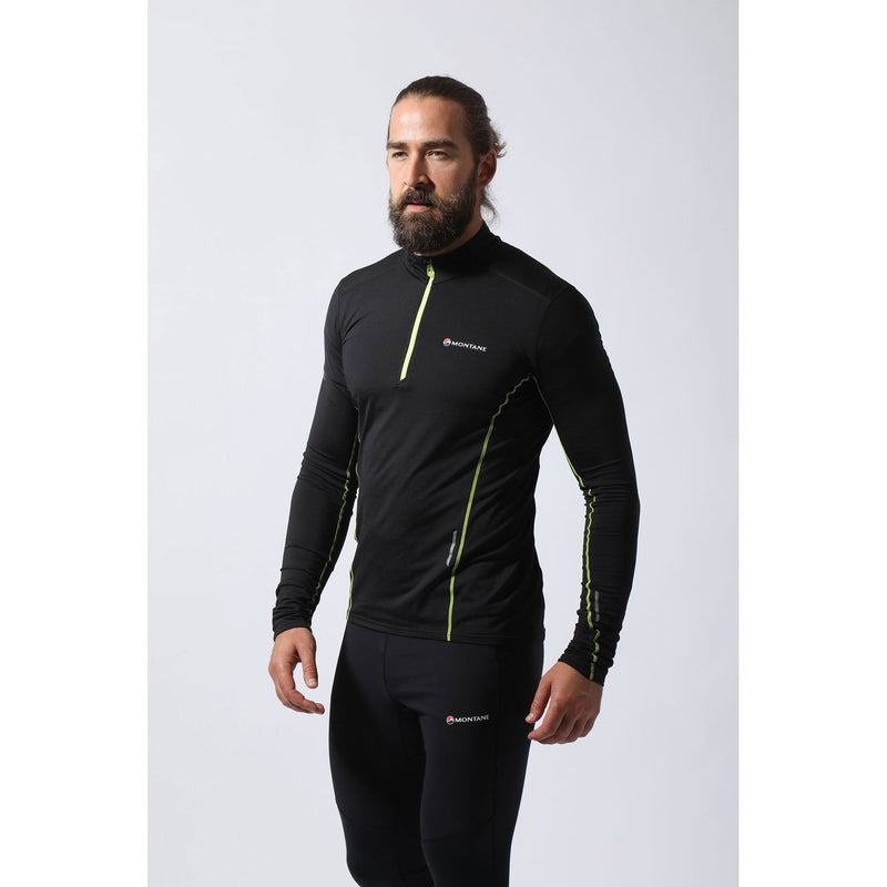 Montane Dragon Pull-On Giacche In Pile Uomo Nere | HBT9250VB