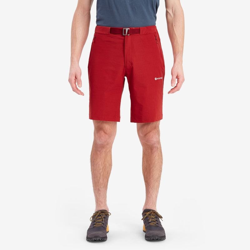 Montane Dynamic Lite Pantaloncini Uomo Rosse Scuro | AIX4287UP