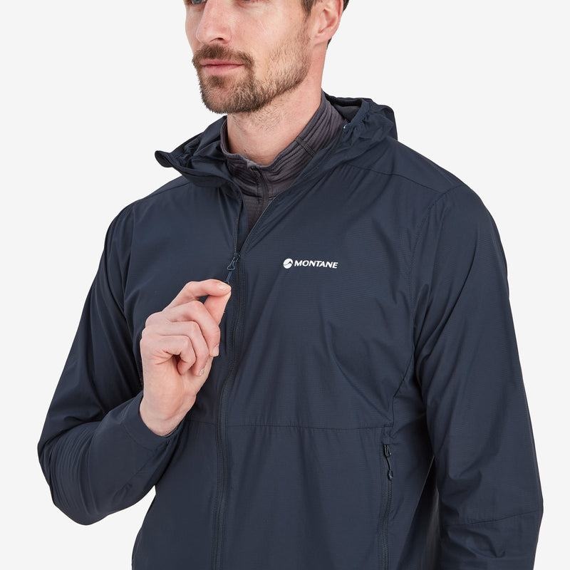 Montane Featherlite Con Cappuccio Windproof Giacche Uomo Blu Scuro | RPM9582EM