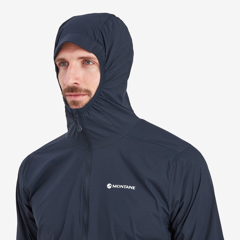 Montane Featherlite Con Cappuccio Windproof Giacche Uomo Blu Scuro | RPM9582EM