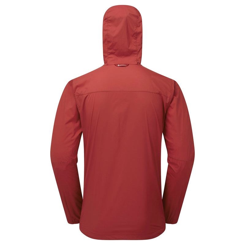 Montane Featherlite Con Cappuccio Windproof Giacche Uomo Rosse Scuro | MEQ6824RO