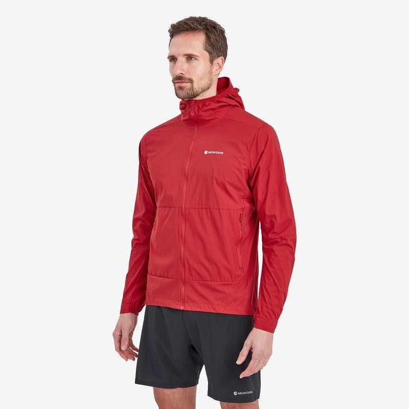 Montane Featherlite Con Cappuccio Windproof Giacche Uomo Rosse Scuro | MEQ6824RO