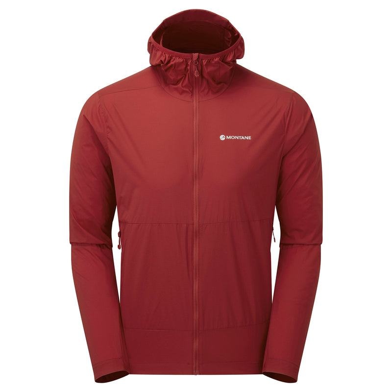 Montane Featherlite Con Cappuccio Windproof Giacche Uomo Rosse Scuro | MEQ6824RO