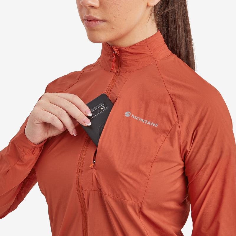 Montane Featherlite Windproof Giacche Donna Arancioni Rosse | RUI903WG