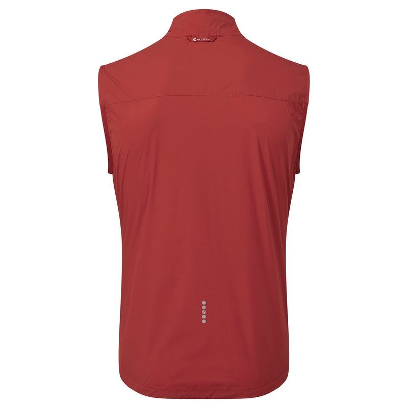 Montane Featherlite Windproof Gilet Uomo Rosse Scuro | JKE6244CQ