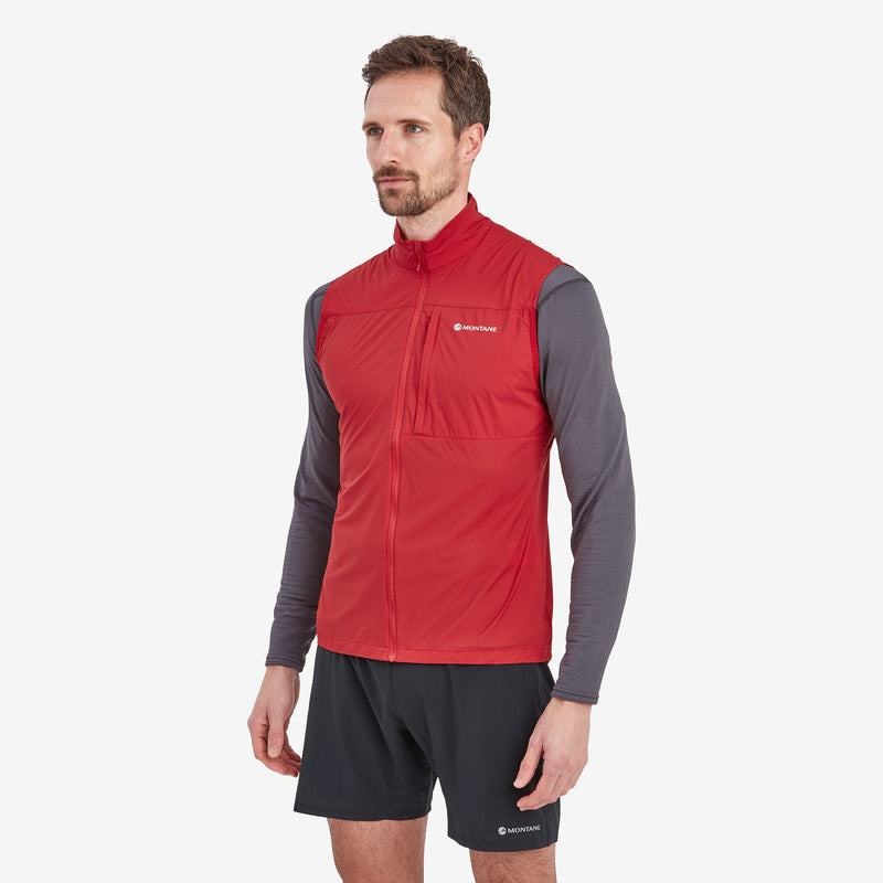 Montane Featherlite Windproof Gilet Uomo Rosse Scuro | JKE6244CQ